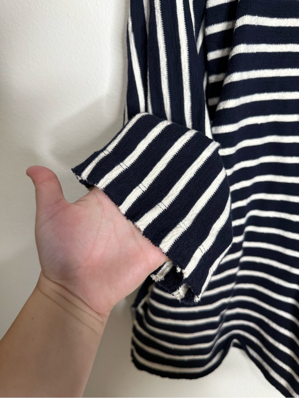 Intimately Free People Come On Over Navy/White Striped Tunic - Picture 6 of 10